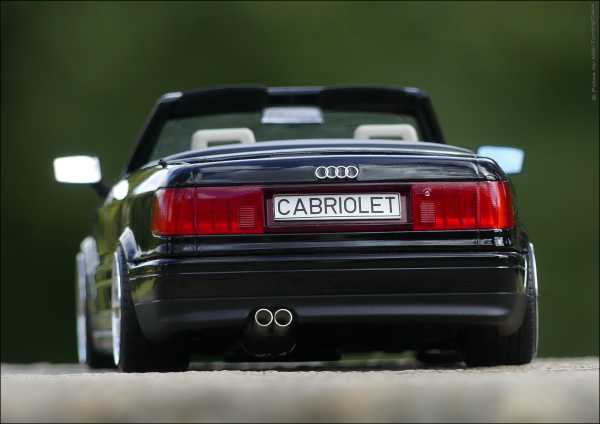 1:18 Audi 80 Typ89 Cabrio 2.3 Schwarz - Bj.91 erste Version + OVP